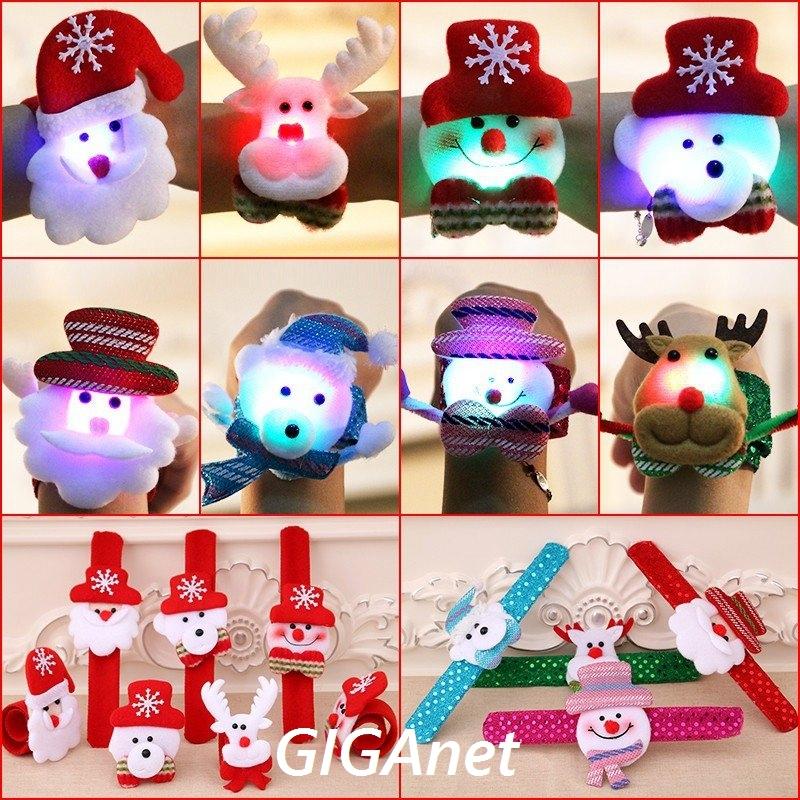 日本産 クリスマス サンタさん ブレスレット おもちゃ クリスマスツリー 飾り光るおもちゃ 8点入 雑貨 可愛い 装飾品 景品玩具 光り物玩具 不良返品不可 Materialworldblog Com