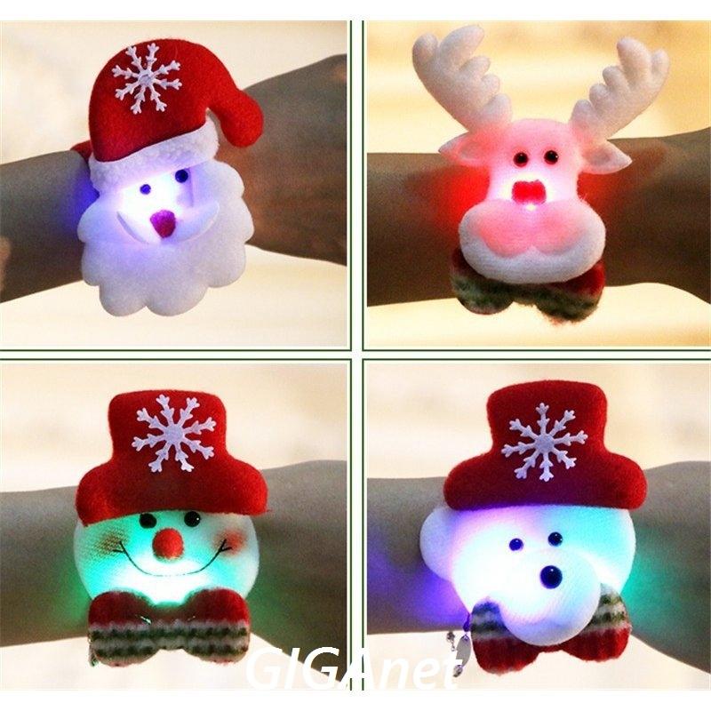 日本産 クリスマス サンタさん ブレスレット おもちゃ クリスマスツリー 飾り光るおもちゃ 8点入 雑貨 可愛い 装飾品 景品玩具 光り物玩具 不良返品不可 Materialworldblog Com