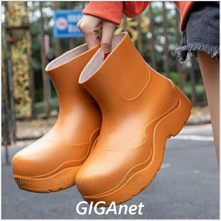 厚底レインブーツ レディース ショート 完全防水 おしゃれ 人気ブランドの かわいい 厚底 レインシューズ 雨 ショートブーツ ファッション 雪