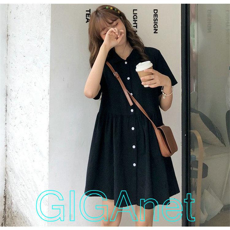 ワンピース レディース 夏 半袖 長丈 短い丈 ワンピース 2タイプ ワンピース カジュアル ワンピース きれいめ 新作 通勤 学生 代10代 Aライン 無地 Gig 4631lrwip Giganet 通販 Yahoo ショッピング