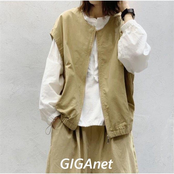 ベスト レディース 前開ノースリーブ 秋物 春服 アウター カジュアル 大切な