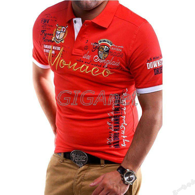 ポロシャツ メンズ 半袖 夏 プリント 英文字 スポーツ ファッション トップス Polo シャツ 30代 40代 50代 メンズスタイル 色あり 注目ブランドのギフト