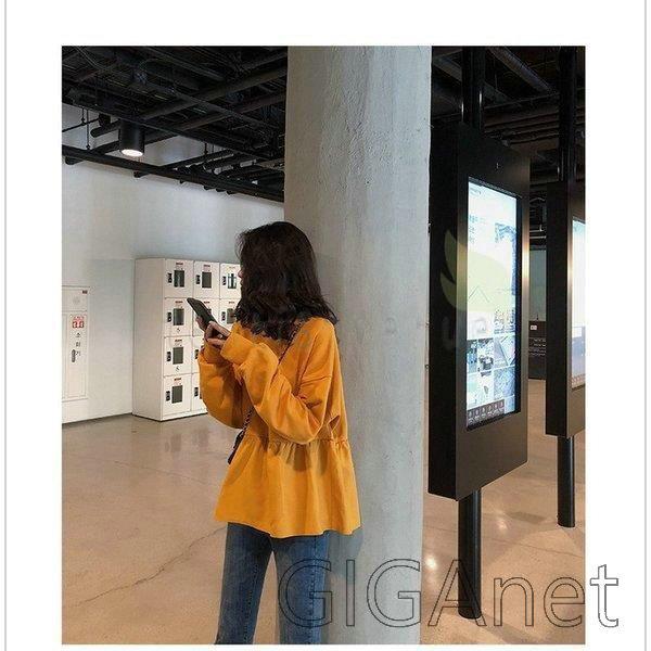 スウェットレディース 40代 トレーナー おしゃれ 安い 韓国 トップス 長袖 無地 プルオーバー カジュアル 可愛い 着痩せ お出かけ 代30代40代 Giga Junsi157 Giganet 通販 Yahoo ショッピング