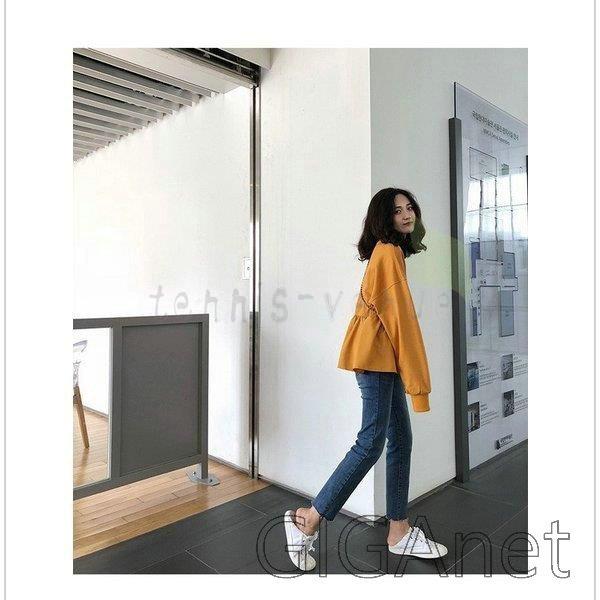 スウェットレディース 40代 トレーナー おしゃれ 安い 韓国 トップス 長袖 無地 プルオーバー カジュアル 可愛い 着痩せ お出かけ 代30代40代 Giga Junsi157 Giganet 通販 Yahoo ショッピング