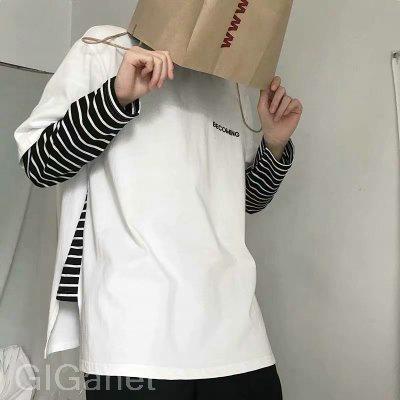 インナーtシャツメンズ長袖tシャツカジュアル重ね着風ロンtティーシャツ大きいサイズおしゃれ Gigxk Acfqi735 Giganet 通販 Yahoo ショッピング