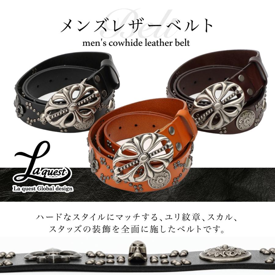 ベルト メンズ 本革 牛革 カジュアル バックル ブランド 金具 レザー