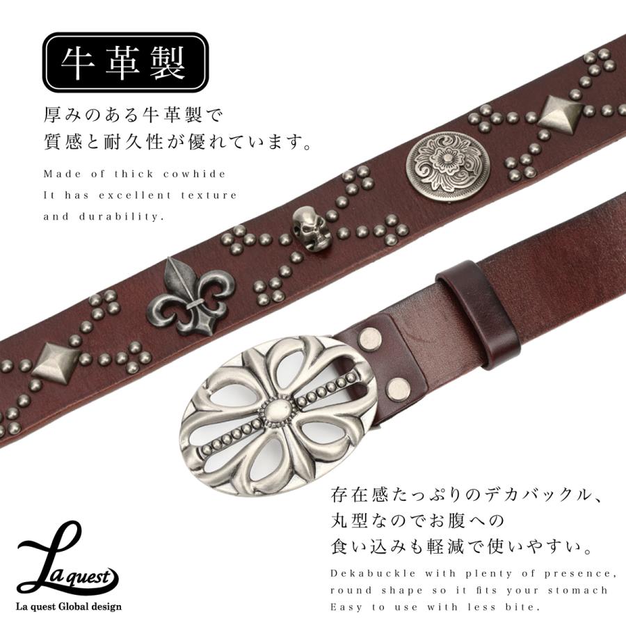 ベルト メンズ 本革 牛革 カジュアル バックル ブランド 金具 レザー