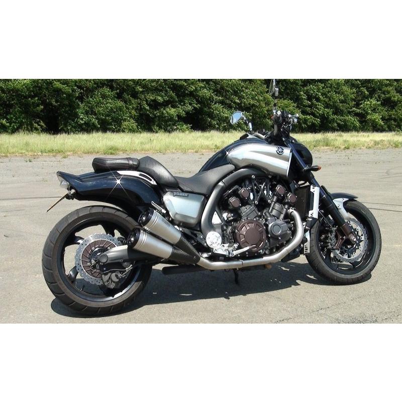 DAM VMAX1700 2008-2019 デュアルスリップオン Matte MAC1 Black