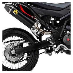 Arrow RX125 2021-2024 スリップオン Thunder アルミダーク/カーボンエンド 52510AKNの画像