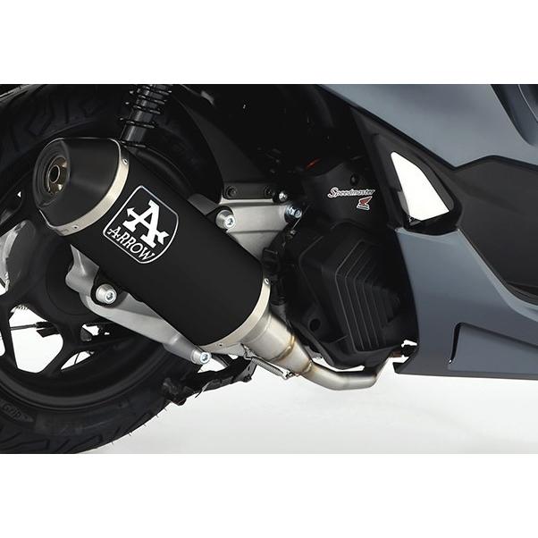 PCX ARROW ステンレススチール マフラー Arrow PCX160 2021-2025 フルシステム URBAN アルミダーク/ステン