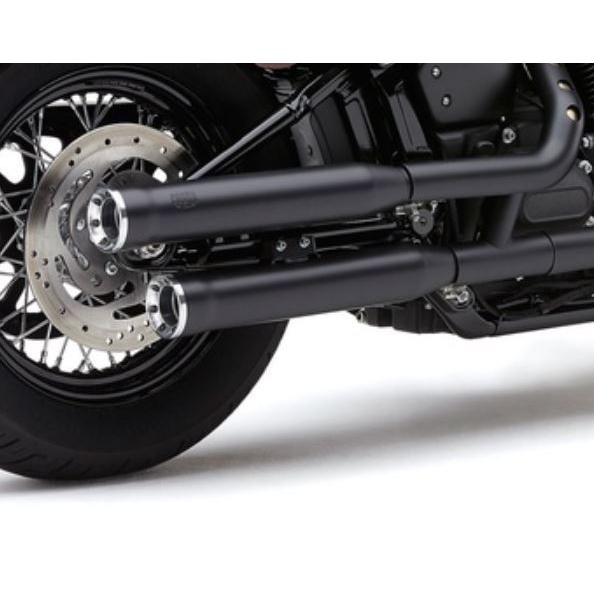 Cobra Softail Street Bob Fxbb 18 22 Rpt 6057b ブラック 新着セール 3インチ スリップオン