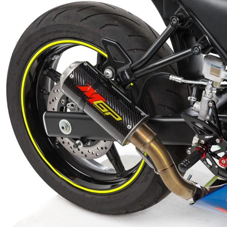 確認 Hotbodies Racing MGP スリップオン・マフラー ステンレス SV650