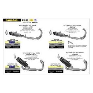 Arrow Z650RS 2024-2025 フルエキ レーシング Indy Race Evo チタン 71065PK_1
