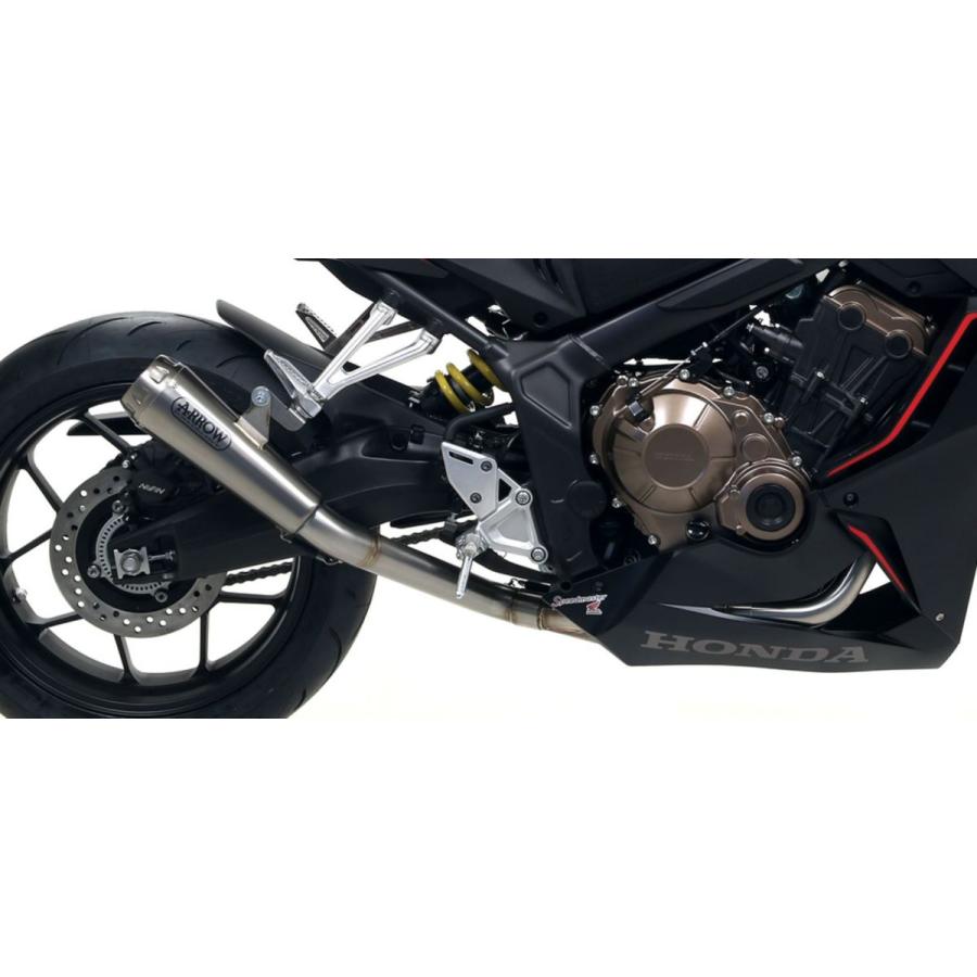 【r.mm】サイズ変更 Arrow CBR650R 2019-2023 フルエキ(触媒付き) Pro-Race チタン 71217PR
