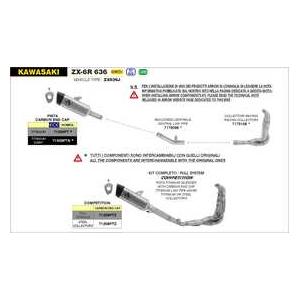 Arrow ZX-6R 636 24-25 スリップオン PISTA チタン 71509PT Webike