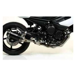 Arrow XJ6 09-15 フルエキ(キャタライザーあり) Street Thunder アルミダーク/カーボンエンドキャップ 71761AKN+71421KZ