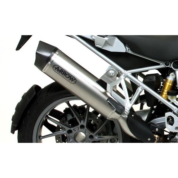 Arrow R1200GSAdventure 2013-2018 Maxi Race-Tech スリップオン チタン/カーボンエンドキャップ 71805PK