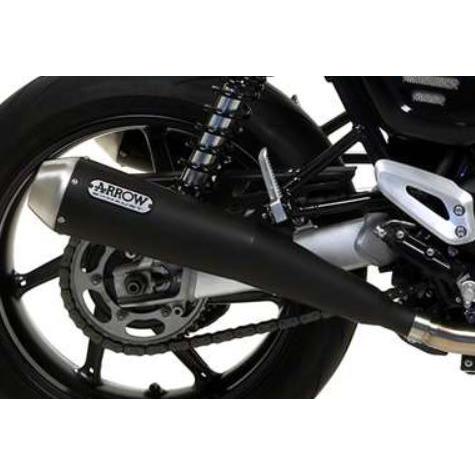 Arrow トライアンフ Thruxton1200R 2016-2020 デュアルフルエキ プロレーシング ニクロムまっ黒い 71851PRN+71664MI
