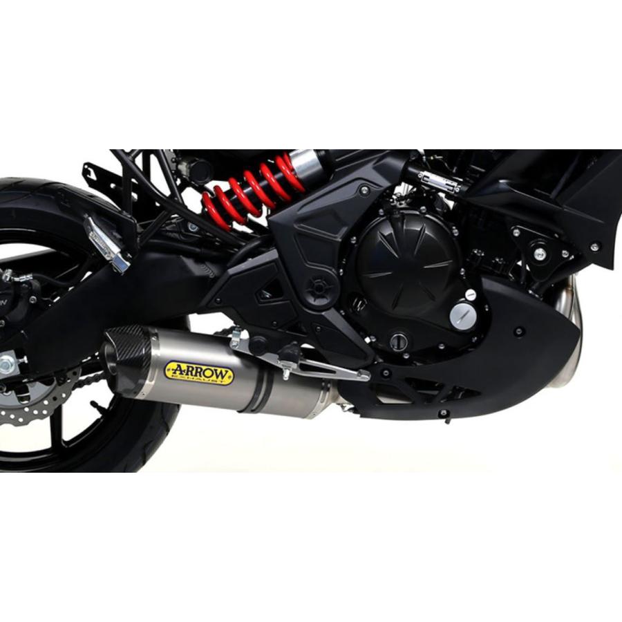Arrow Versys650 2017-2022 フルエキ RaceTech チタン/カーボンエンド(触媒付き) 71854PK+71459KZ