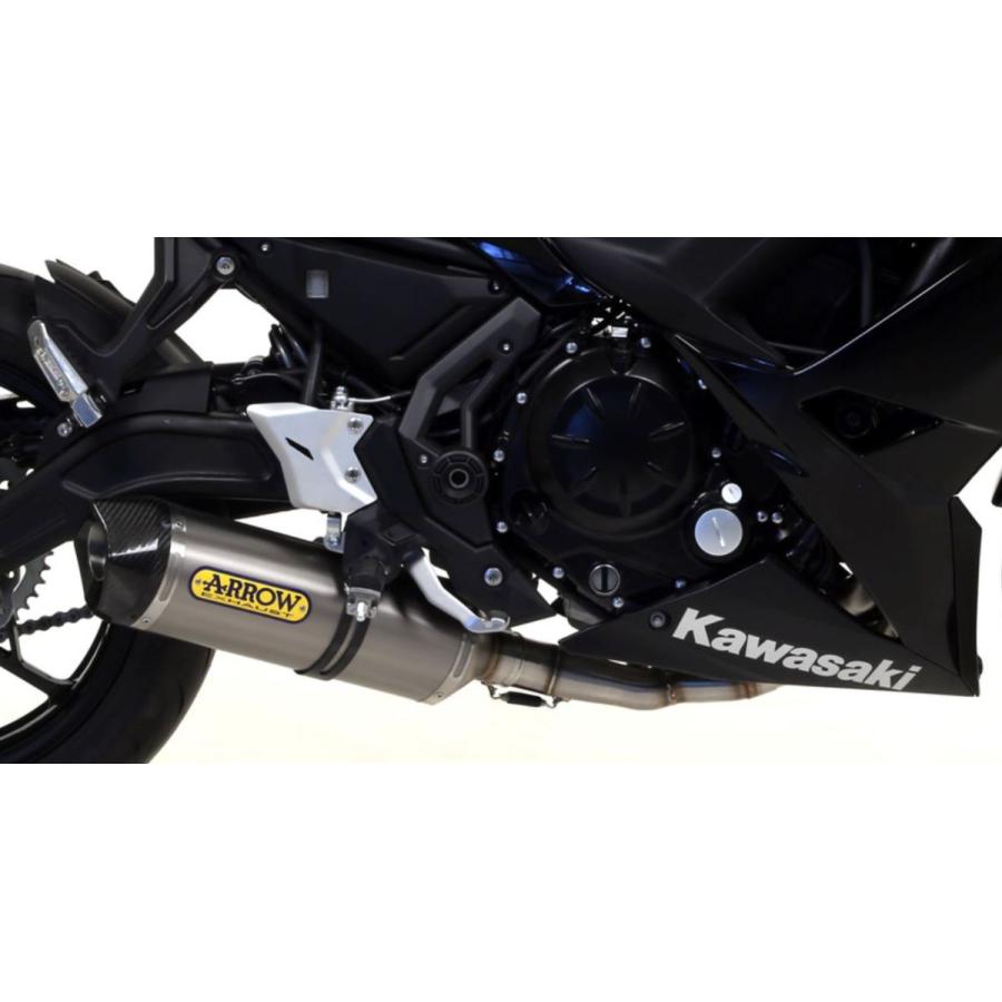 Arrow Z650 17-20 フルエキ RACE TECH チタン 71854PK+71659MI バイク-マフラー