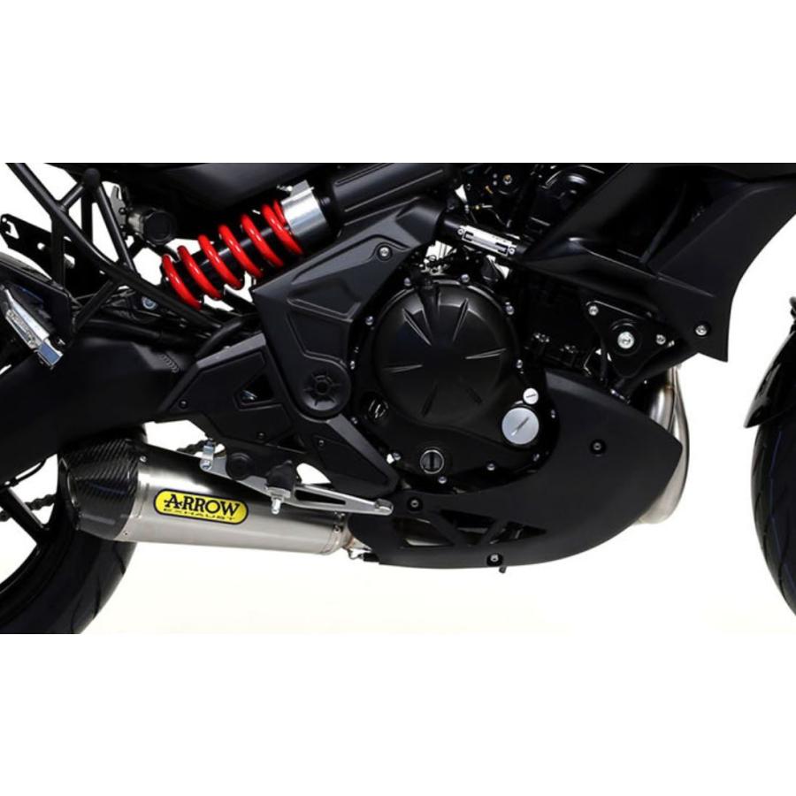 Arrow Versys650 2017-2022 フルエキ X-Kone ニクロム/炭素挙げ句のはて(触媒付き添い人) 71854XKI+71459KZ マフラー-車、バイク、自転車-バイク