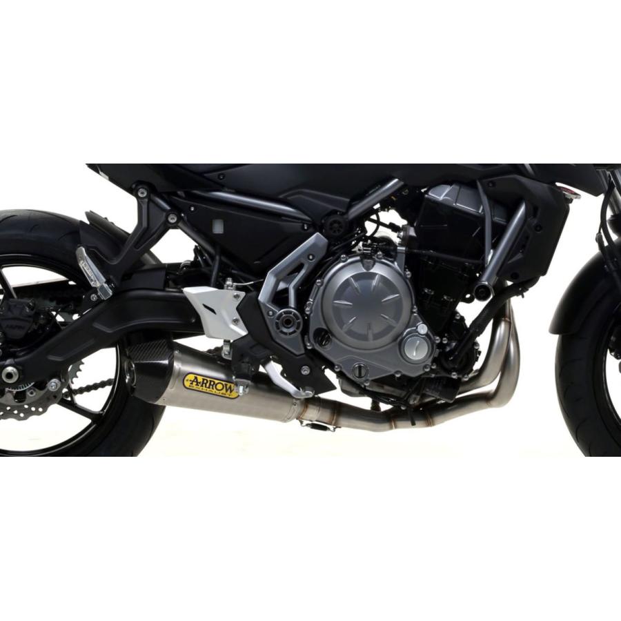 ※R 置き配 Arrow Z650 2017-2020 フルエキ X-KONE ニクロムサイレンサー カーボン
