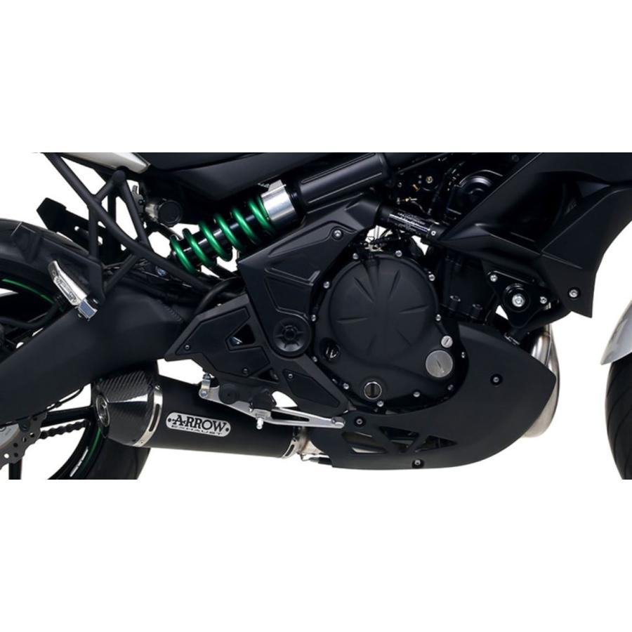 Arrow Versys650 2017-2022 フルエキ X-Kone ニクロムダーク/カーボン