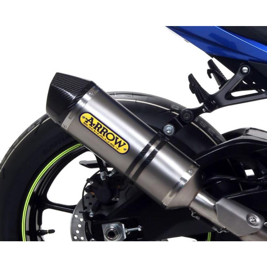 車検対応 GSX-R1000 2019-2021 Arrow スリップオン RACE TECH チタン(カーボエンド) 71855PK-GP 政府認証(JMCA)モデル