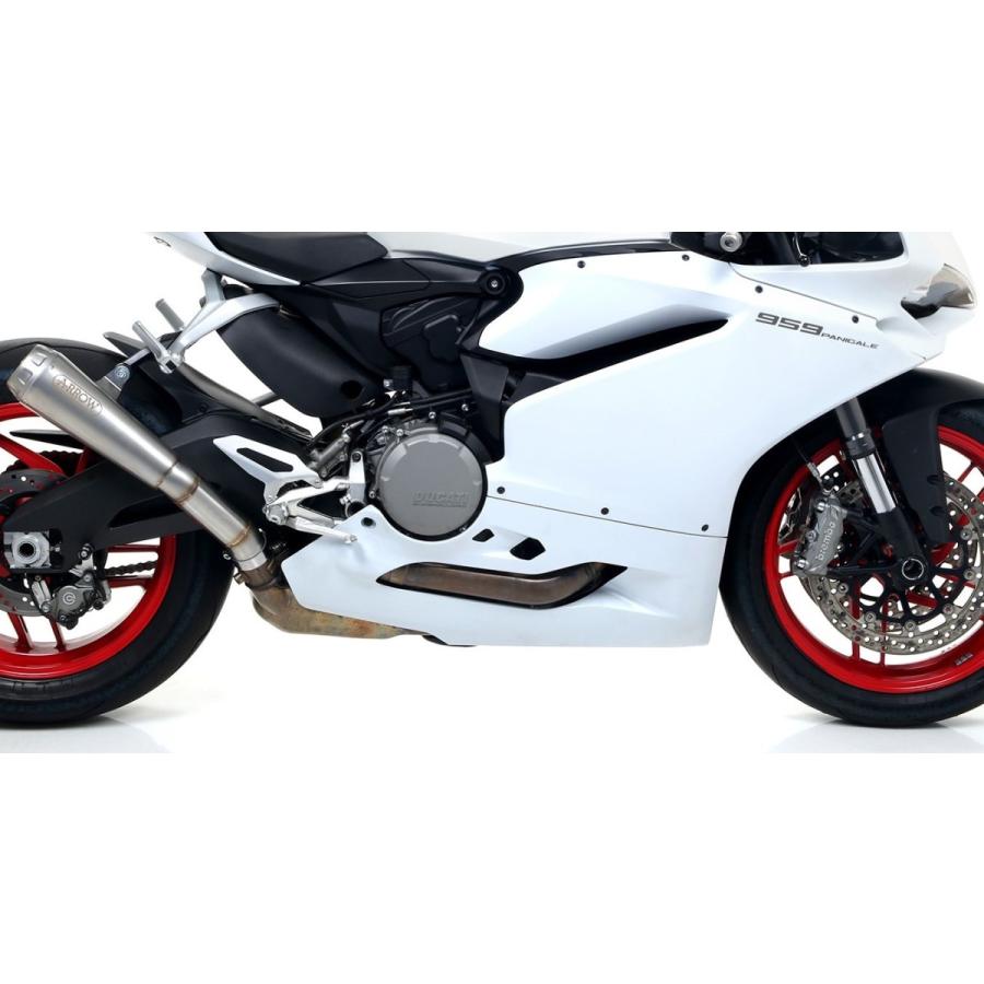 Arrow Ducati Panigale 959 2016-2019 スリップオン Pro-Race ニクロム 71880PRI マフラー-バイク
