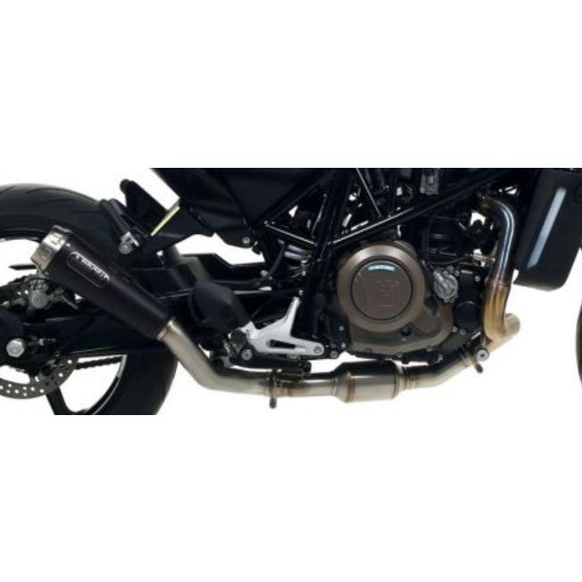 Arrow Husqvarna Vitpilen701 2018-2019 スリップオン(触媒除去ストレートパイプ付き) Pro-Race ニクロムダーク 71891PRN+71703MI
