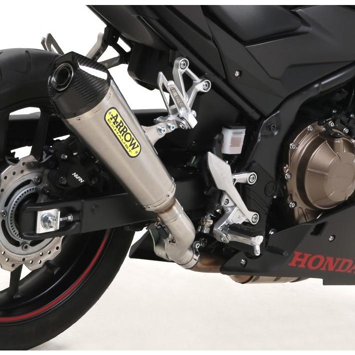 Arrow Honda CBR400R 2019-2022 フルエキ X-Kone ニクロム カーボンエンド 71901XKI+71717MI+71732MI