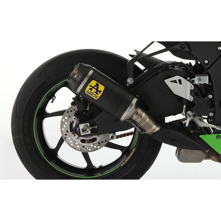 Arrow ZX-10RR 2021-2024 スリップオン Indy Race カーボン(ストレートパイプ付き) 71928MK+71754MI
