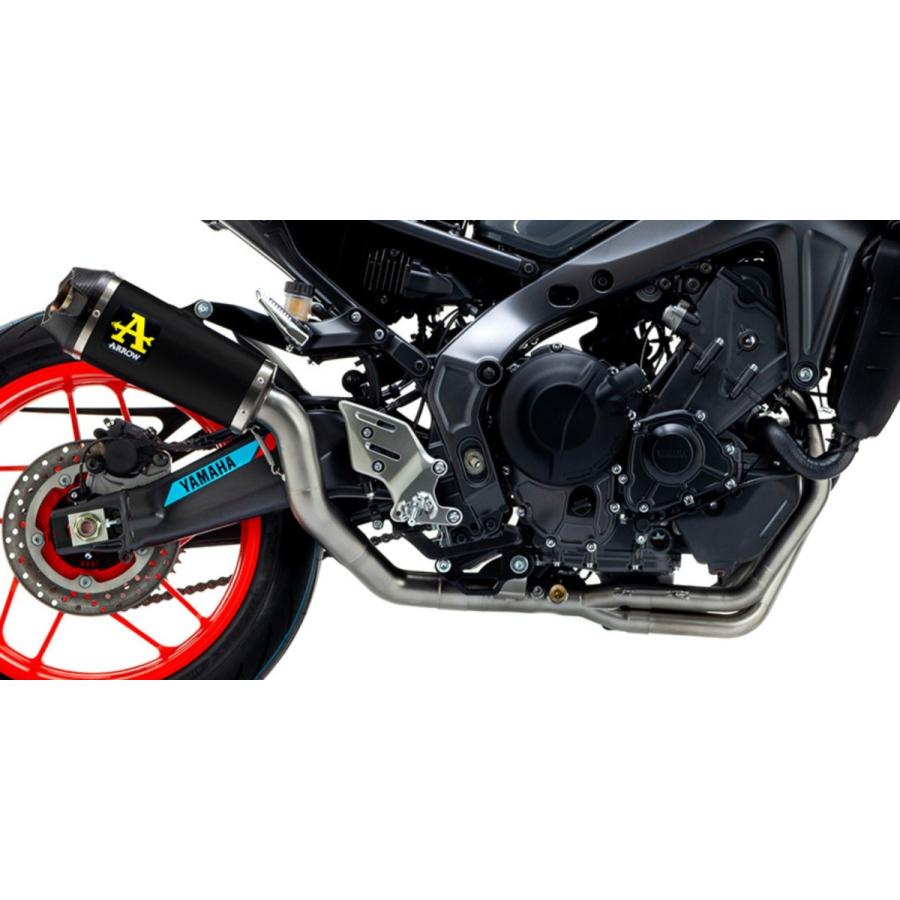 フル Arrow MT-09 21-23 フルシステム ハイポジション Works ニクロムダーク
