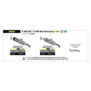 Arrow BWM F900GS 2024 スリップオン Indy Race EVO チタン/カーボンエンド 72653PKの画像