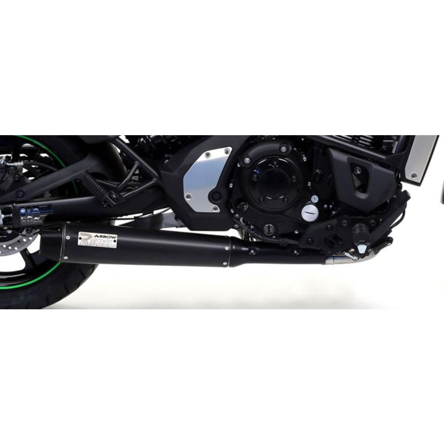 Arrow VulcanS650 2017-2020 フルエキ Rebel ステンレス鋼暗然たる 74505RBN+74003MI 車、バイク、自転車-バイク