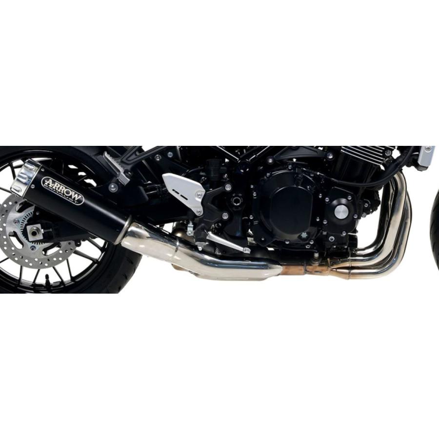 Arrow Z900RS 2017-2024 フルエキ Rebel ニクロムダーク/アルミエンド 74506RBA+71685MI