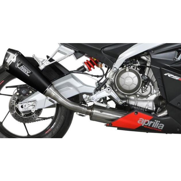 Mivv Exhaust APRILIA RS660 20-24 フルエキ (触媒なし) DELTA RACE カーボン A.013.LDRC