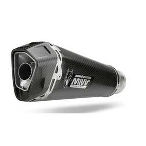 Mivv Exhaust APRILIA Tuono660 21-24 フルエキ (触媒なし) DELTA RACE カーボン A.013.LDRCの画像