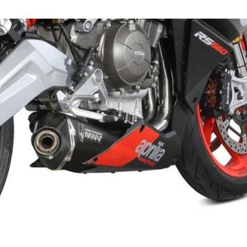 Mivv Exhaust RS660 20-24 フルエキ (触媒なし) DELTA RACE BLACK ブラックステンレス A.014.LDRBの画像