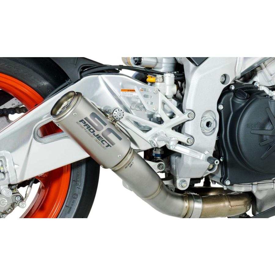 SCプロジェクト TUONO V4 1100/RR/FACTORY 17-20 CR-T スリップオン ローポジション A16A-L36TRの画像
