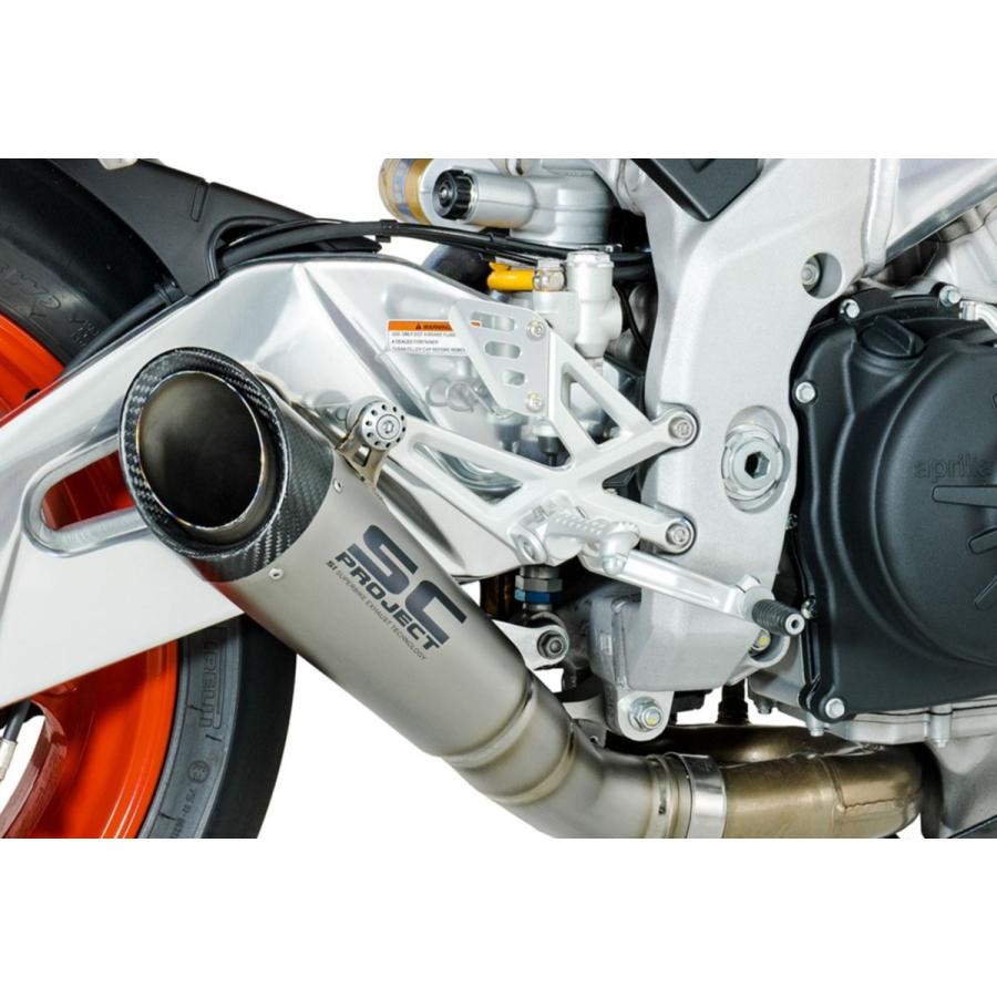 SCプロジェクト アプリリア TUONO V4 1100 / RR / FACTORY 2017-2020 S1 スリップオンサイレンサー″ローポジション″ A16A-LT41Tの画像