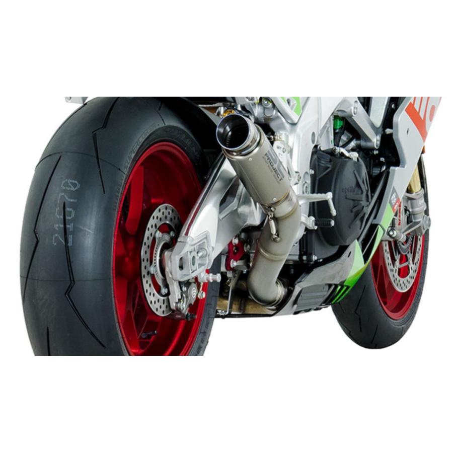 SCプロジェクト アプリリア RSV4 RR/RF 2017 GP 70-R スリップオンサイレンサー ＆ フルチタンリンクパイプ  A16B-T70Tの画像