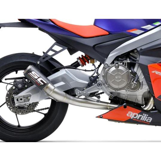 SCプロジェクト アプリリア RS 660 20-24 フルチタン フルエキシステム