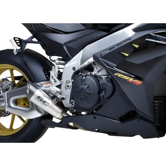 SCプロジェクト アプリリア RSV4 FACTORY 21-24 S1 スリップオン & フルチタンリンクパイプ A27A-T41Tの画像