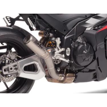 アプリリア RSV4 FACTORY 25-26 CR-T スリップオン''ハイポジション'' & フルチタンリンクパイプ SCプロジェクト A27C-HT36Tの画像