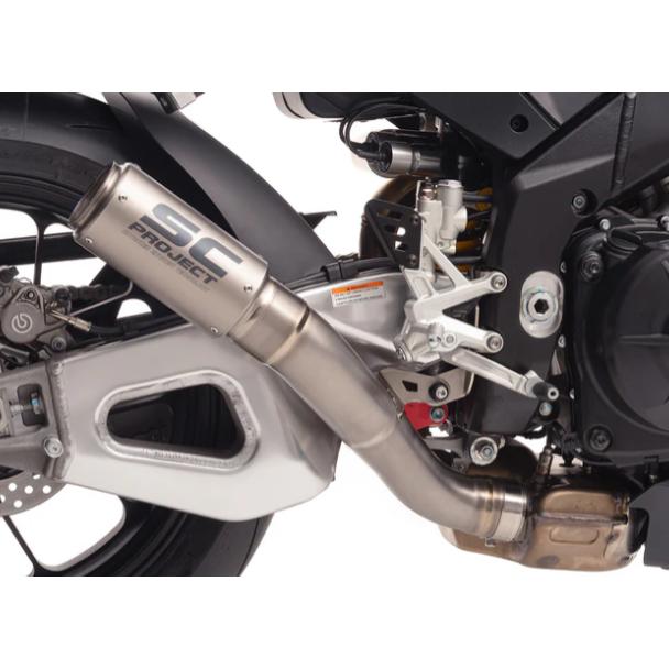 アプリリア RSV4 FACTORY 25-26 CR-T スリップオン''ハイポジション'' & フルチタンリンクパイプ SCプロジェクト A27C-HT36Tの画像