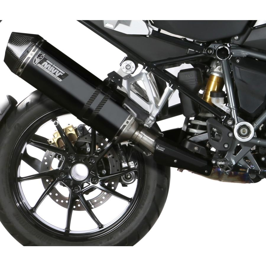 Mivv (ミヴ) R1250GS 19-23 スリップオン SPEED EDGE BLACK ユーロ5承認ブラックステンレス B.034.LRB