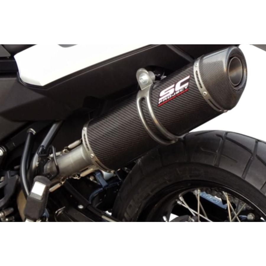 SC事業計画 BMW F800GS Adventure 08-15 オーバルサイレンサー B04-02C バイク-マフラー-スリップオンマフラー
