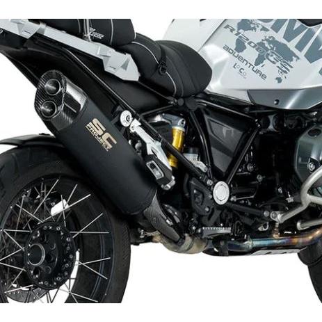 SCプロジェクト BMW R1200GS 2013-2016 アドベンチャースリップオンサイレンサー ”ブラックエディション”  B26A-86MBの画像