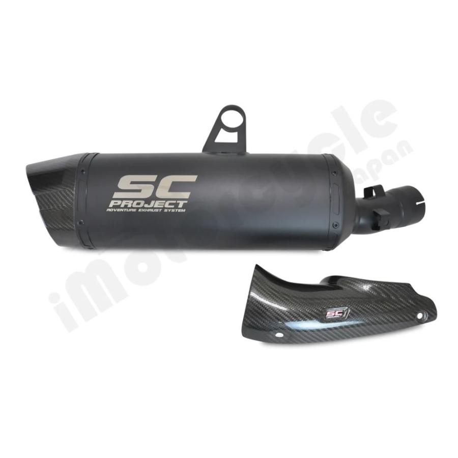 SCプロジェクト BMW R1200GS 2013-2016 アドベンチャースリップオンサイレンサー ”ブラックエディション”  B26A-86MBの画像